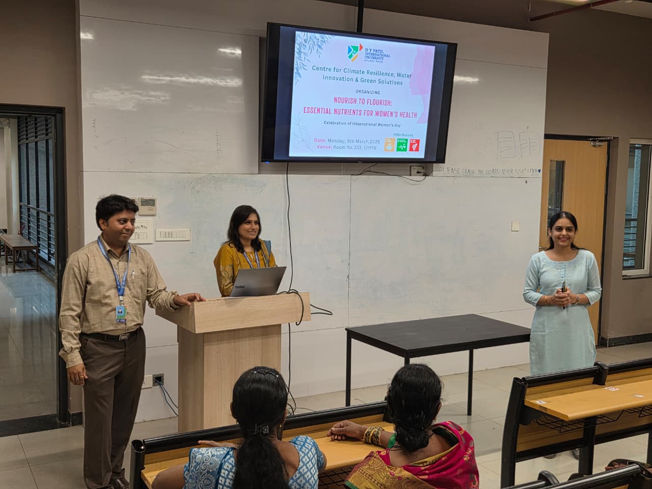 Centre for Climate Resilience, Water Innovation & Green Solutions, organized an awareness session titled “Nourish to Flourish: Essential Nutrients for Women’s Health” - Photo 2