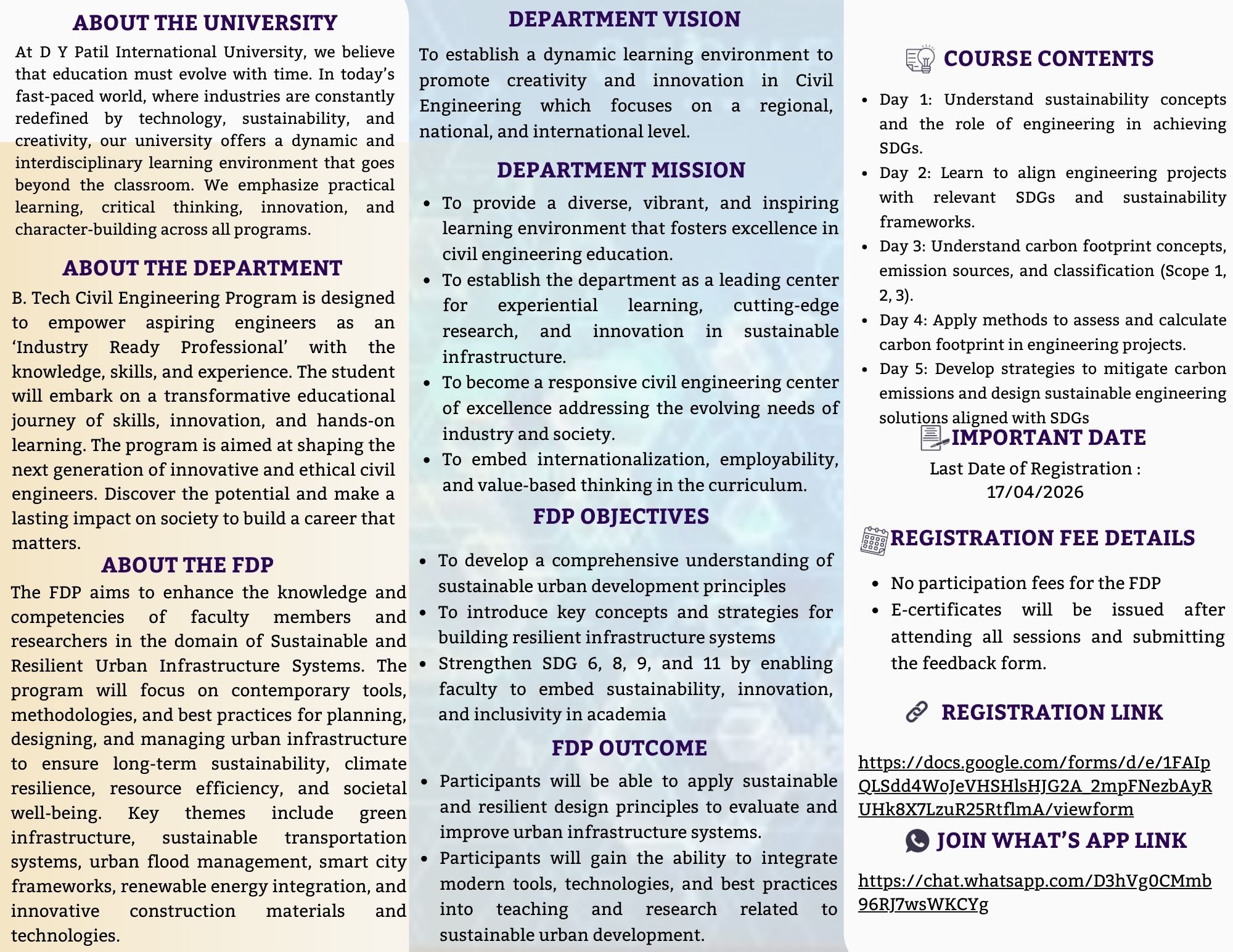 Sustainability in Engineering: SDGs Alignment and Carbon Footprint Assessment & Mitigation - Photo 1