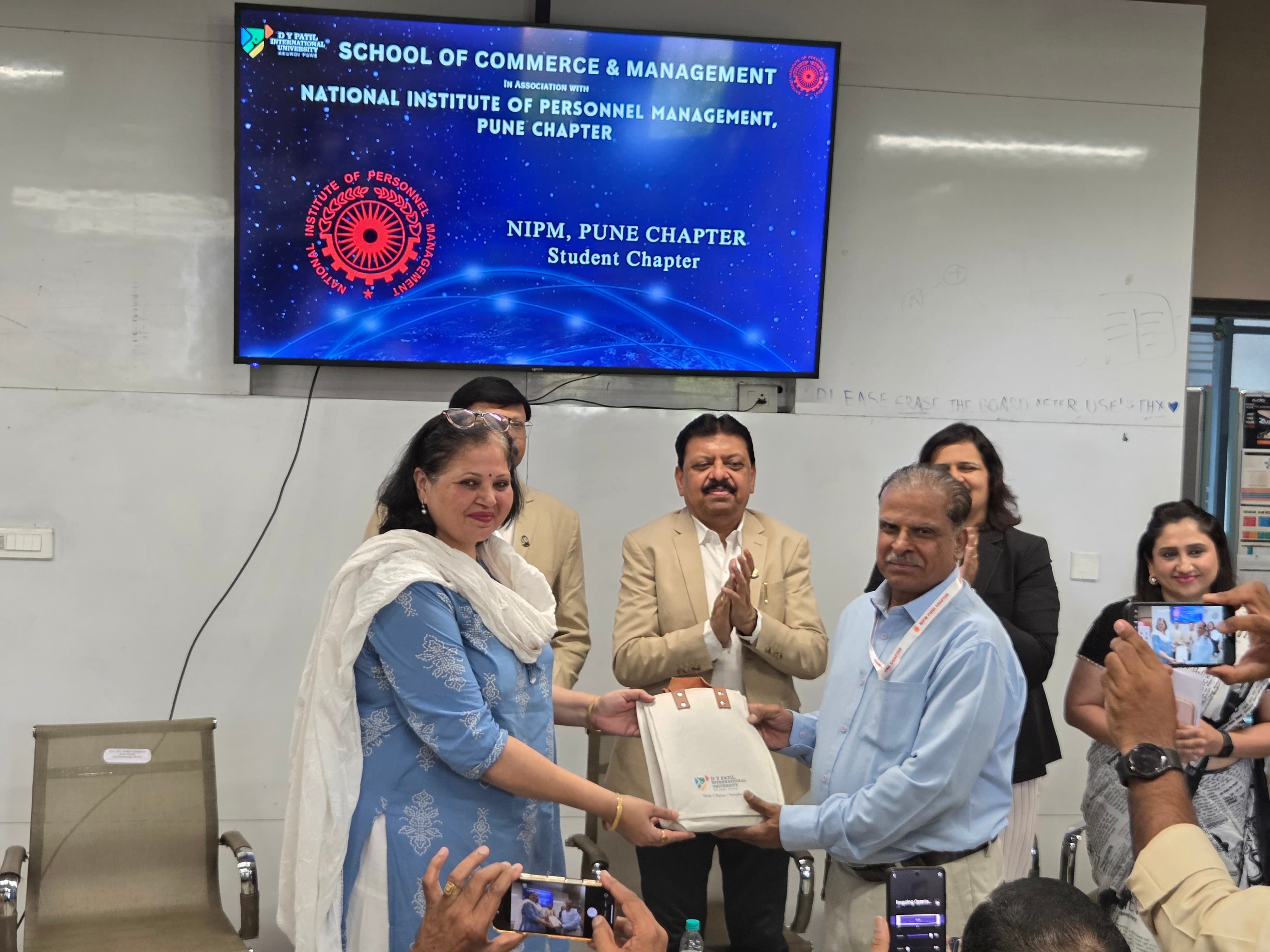 Bridging Academia and Industry: Inauguration of the NIPM Student Chapter at DYPIU