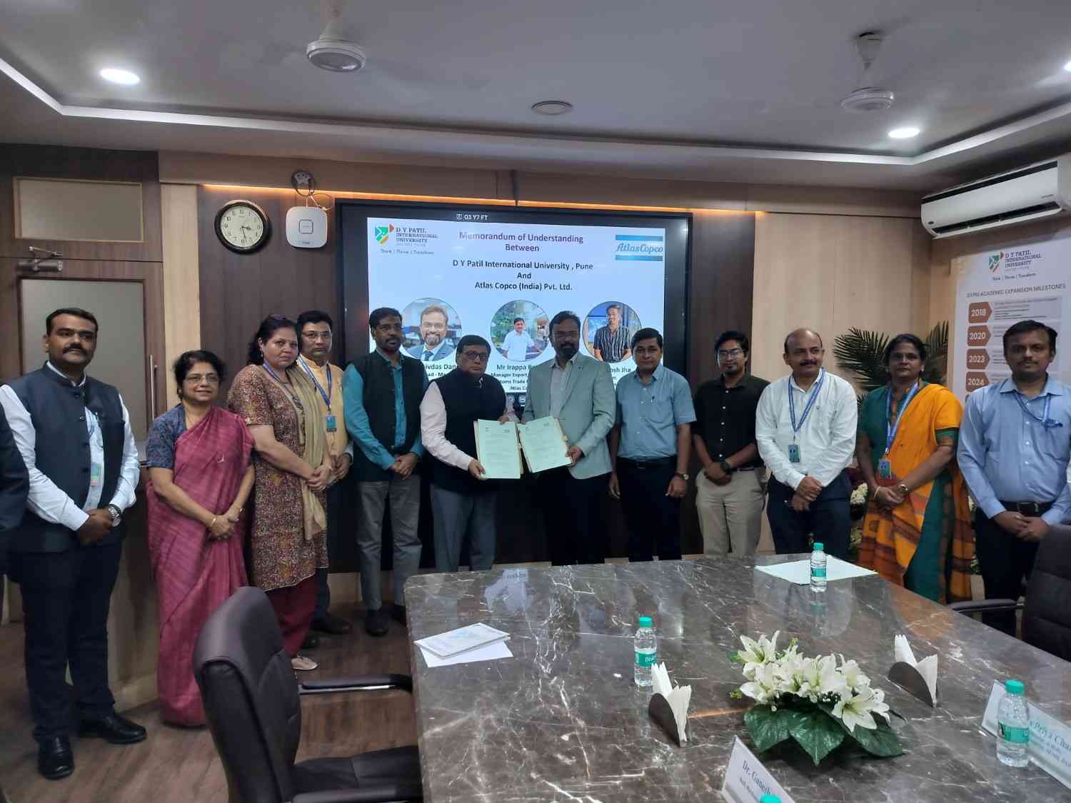 MoU Signing with Atlas Copco India Pvt. Ltd.