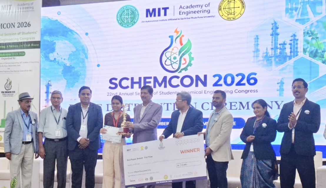 Chemical Engineering Students Excel at International Conference SCHEMCON 2026