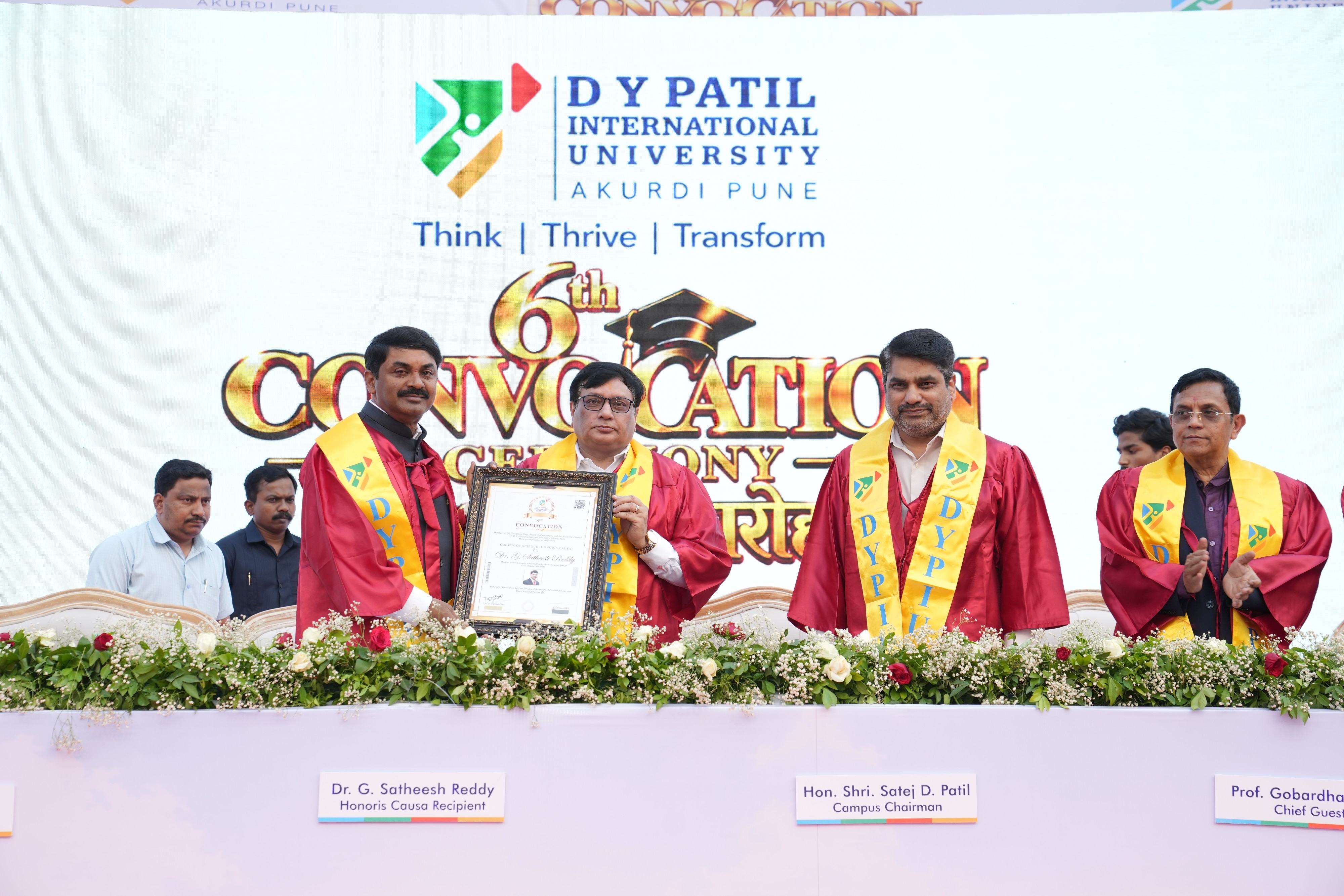 6th Convocation Ceremony of D Y Patil International University - Photo 4