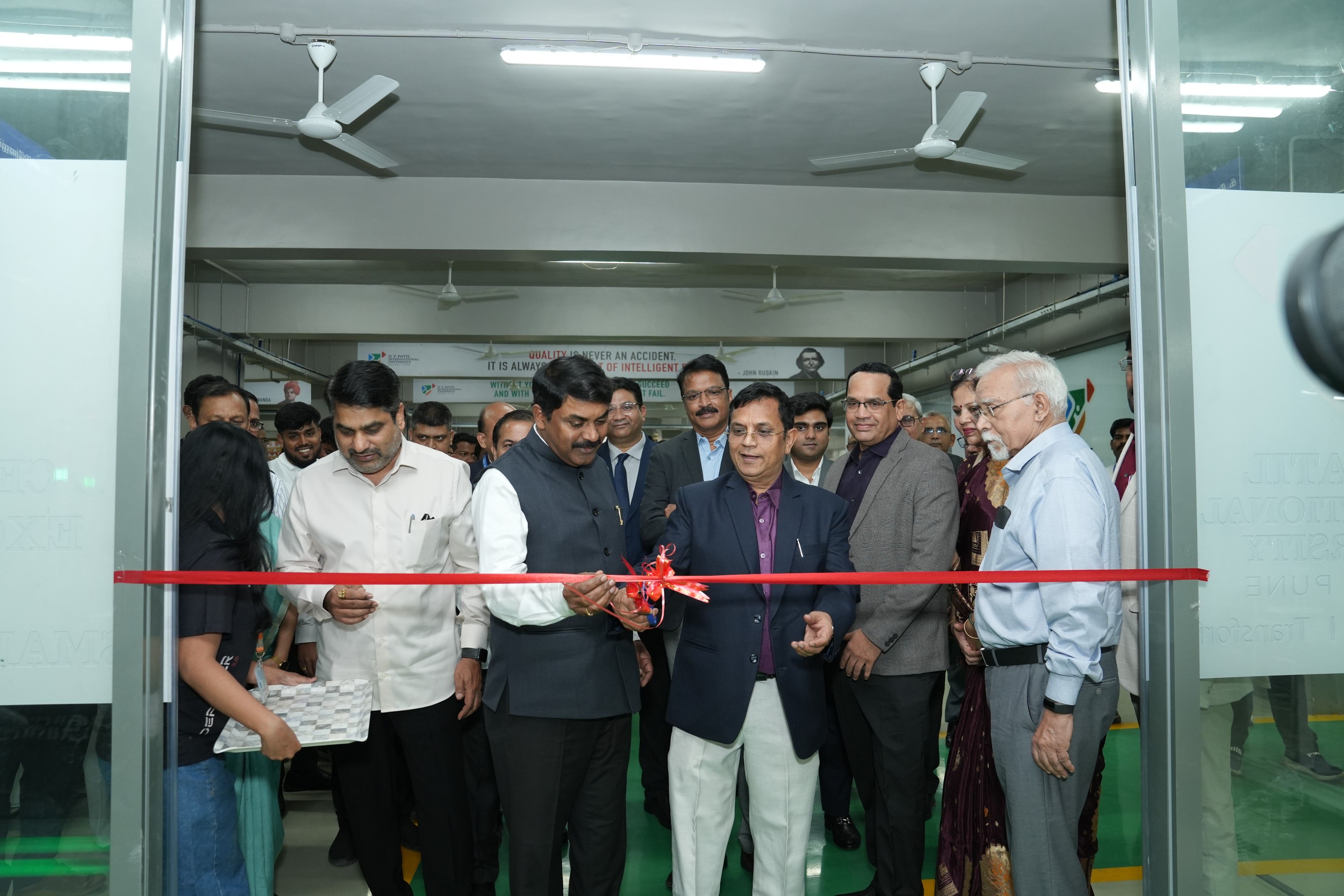 DYPIU Inaugurated its Centre of Excellence for Smart Factory and Experience Centre powered by Dassault Systèmes India Pvt. Ltd.