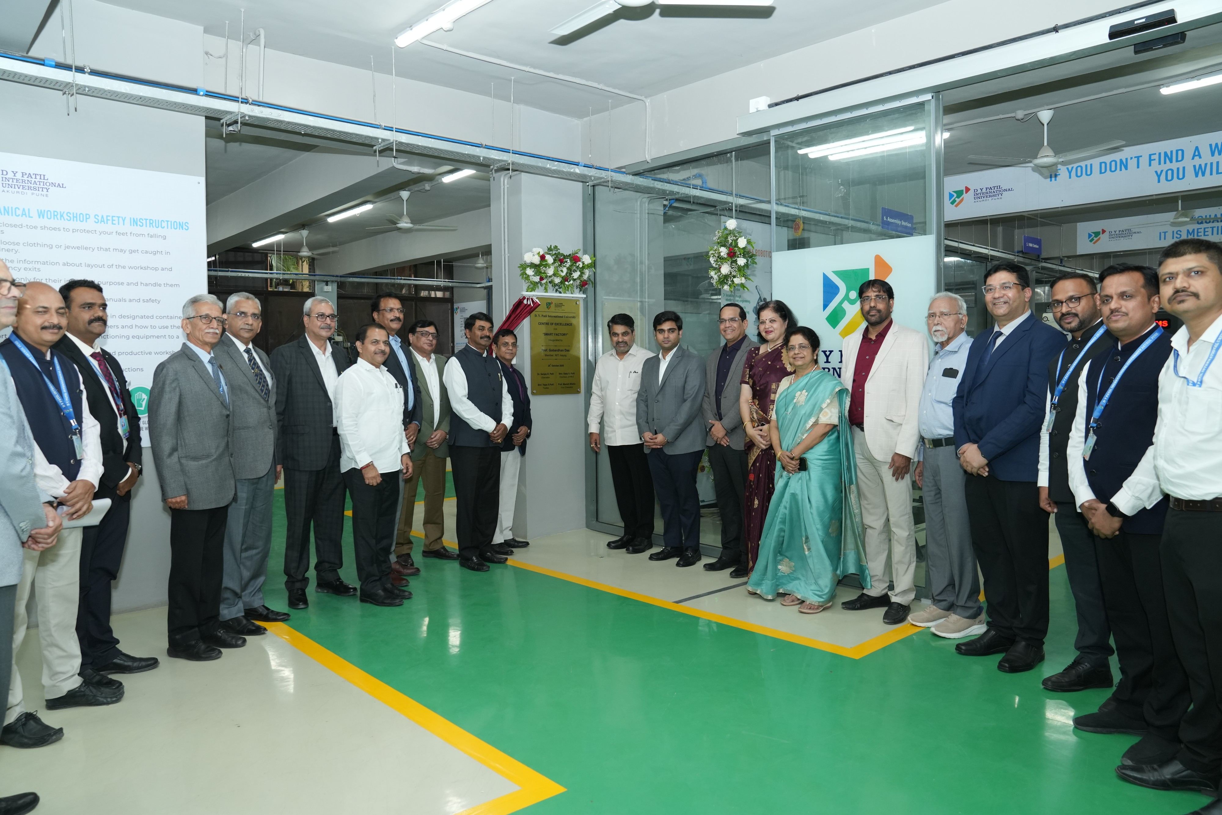 DYPIU Inaugurated its Centre of Excellence for Smart Factory and Experience Centre powered by Dassault Systèmes India Pvt. Ltd. - Photo 1