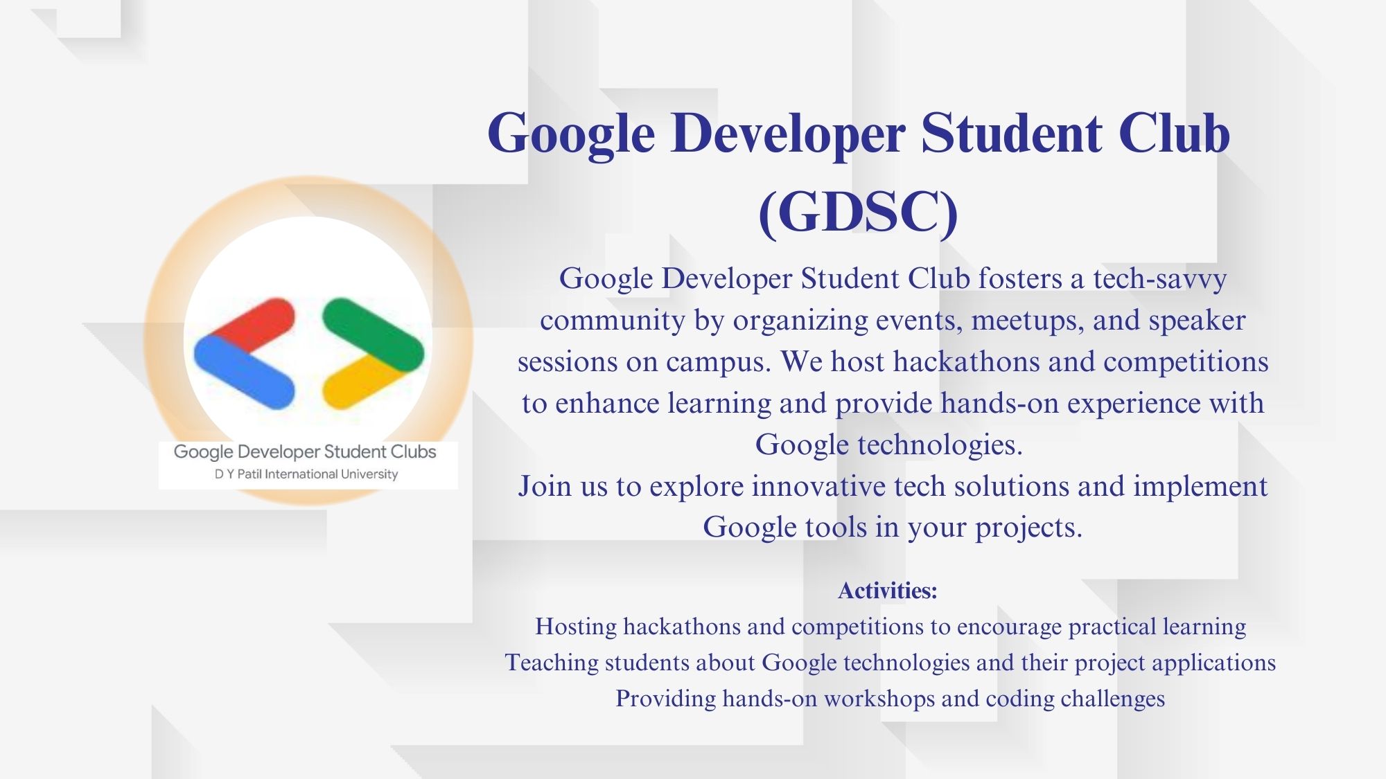 Google Developers Student Club